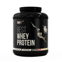 MST Nutrition, BEST Whey Protein + Enzyme, Сывороточный протеин + Энзимы, ванильное мороженное, 67 порций, 2100 г (MST-16362), фото