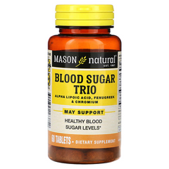Mason Natural, Blood SugarTrio, 60 таблеток (MAV-16375), фото