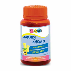 Омега 3 для дітей, (Radiergummis Omega 3), Pediakid, 60 жувальних цукерок (PED-02337), фото