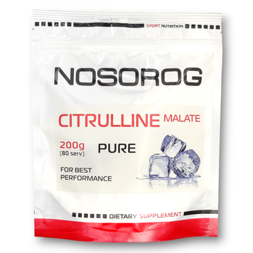 Цитруллин малат Nosorog Citrulline Malate | без вкуса - 200 г, фото
