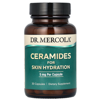 Dr. Mercola, кераміди для зволоження шкіри, 5 мг, 30 капсул (MCL-21280), фото