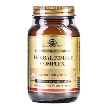 Трав'яний комплекс для жінок Solgar Herbal Female Complex - 50 капсул, фото