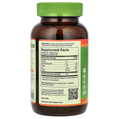Nutrex Hawaii Pure Hawaiian Spirulina спіруліна 500 мг - 400 таблеток, фото