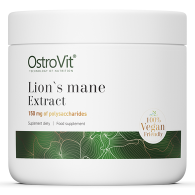 Ostrovit, Экстракт Гриба Львиная Грива, Lion's Mane Extract Vegan, без вкуса, 50 г (OST-90601), фото