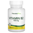 Nature's Plus, Вітамін B-2, 100 мг, 90 таблеток (NAP-01630)