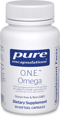 Pure Encapsulations, O.N.E. Omega, Омега-3 жирные кислоты, 30 капсул (PE-01615), фото