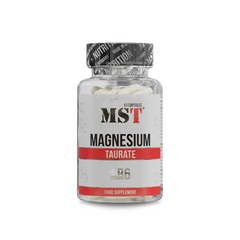 MST, Magnesium Taurate + Vitamin B6, магній таурат + вітамін B6, 60 капсул (MST-16469), фото
