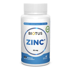 Biotus, Цинк, 32 мг, 100 капсул (BIO-531019), фото