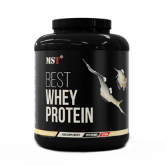 MST Nutrition, BEST Whey Protein + Enzyme, Сывороточный протеин + Энзимы, банановый йогурт, 67 порций, 2100 г (MST-16380), фото