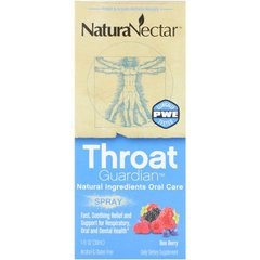 NaturaNectar, Throat Guardian, спрей, «ягодная смесь», 30 мл (NNR-32659), фото