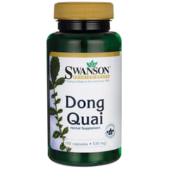 Донг Квай, корень, Dong Quai Root, Swanson, 530 мг, 100 капсул (SWV-01533), фото