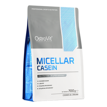 Ostrovit, Міцелярний Казеїн, Micellar Casein, печиво та вершки, 700 г (OST-61175), фото