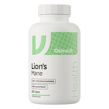 Ostrovit, Гриб Левова Грива, Lion's Mane Vegan, 60 капсул (OST-90201), фото
