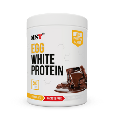 🍫MST Nutrition, Протеїн яєчний, EGG Protein, шоколад, 20 порцій, 500 г (MST-16320), фото