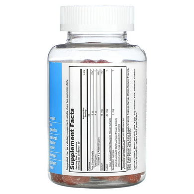 T-RQ, Лютеин и зеаксантин, жевательные мармеладки для взрослых, манго, 60 жевательных таблеток (QRT-00105), фото
