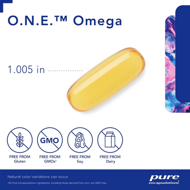 Pure Encapsulations, O.N.E. Omega, Омега-3 жирные кислоты, 30 капсул (PE-01615), фото
