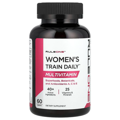 Rule One Proteins, Training Daily, мультивитаминный комплекс для женщин, 60 таблеток (RUL-10974), фото