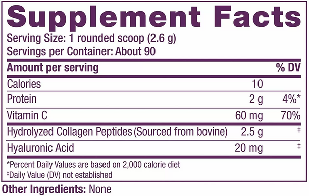 Колаген з гіалуроновою кислотою і вітаміном C, Collagen Replenish, ReserveAge Nutrition, порошок, 234 г (REA-00670), фото