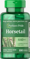 Хвощ полевой, Horsetail, Puritan's Pride, 440 мг, 100 капсул (PTP-13501), фото