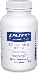 Pure Encapsulations, L-глютамин, 850 мг, 90 капсул (PE-02232), фото