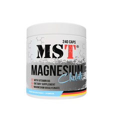 MST, Магний хелат + Витамин B6, 240 капсул (MST-16342), фото