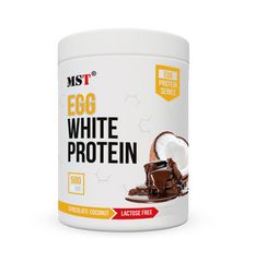 MST Nutrition, Протеїн яєчний, EGG Protein, шоколад + кокос, 20 порцій, 500 г (MST-16321), фото