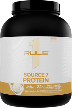 Многокомпонентный протеин Rule 1 Source 7 Protein | ванильное мороженое - 1790 г, фото