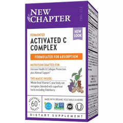 New Chapter, Органический комплекс с витамином С, New Chapter, 60 вегетарианских таблеток (NCR-00629), фото
