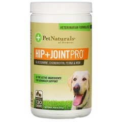 Pet Naturals of Vermont, Hip+Joint Pro, добавка для собак, 130 жувальних таблеток, 520 г (PEN-00342), фото