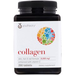 Коллаген, Collagen, Youtheory, 290 таблеток (YOU-00303), фото