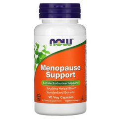 Now Foods, Menopause Support, 90 растительных капсул (NOW-03325), фото