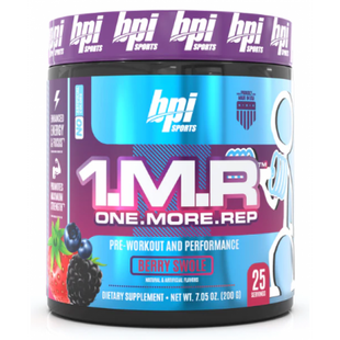 BPI, 1MR Pre-Workout, Предтренировочный комплекс, Berry Swole, 200 г (821351), фото