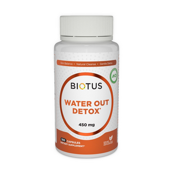 Biotus, Water Out Detox, Мочегонное средство, 100 капсул (BIO-532030), фото