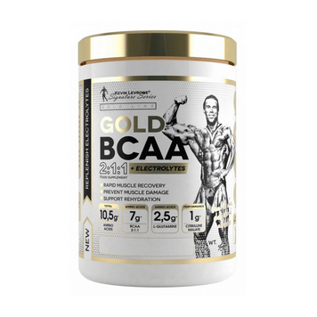 BCAA з глютаміном Kevin Levrone Gold BCAA 2:1:1 + Glutamine | цитрус персик - 375 г, фото