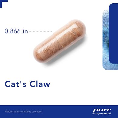 Кошачий коготь, Cat's Claw, Pure Encapsulations, 450 мг, 90 капсул, (PE-00563), фото