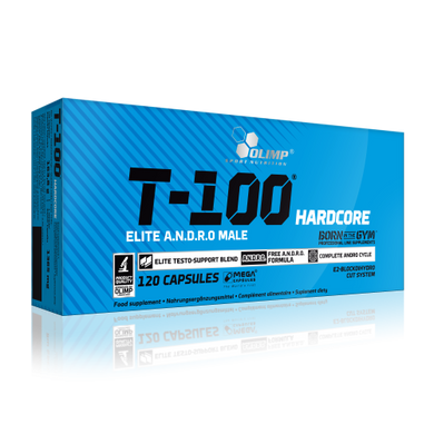 Olimp Nutrition, T-100 HardCORE Mega 120 капс (103265), фото