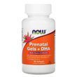 Пренатальний комплекс з DHA NOW Foods Prenatal Gels DHA - 90 капсул
