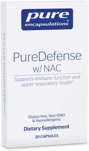 Поддержка иммунитета и здоровья дыхательных путей, PureDefense with NAC, Pure Encapsulations, 20 капсул (PE-01722), фото