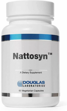 Наттокіназа, гесперидин і гранат, здоровий кровотік, Nattosyn, Douglas Laboratories, 60 капсул (DOU-02240), фото