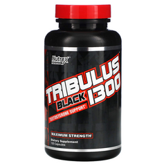 Nutrex Research, Tribulus Black 1300, поддержка уровня тестостерона, 120 капсул (NRX-00741), фото