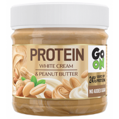 GoOn, Protein Cream, Протеїновий десерт, зі смаком білого крему та арахісової пасти, 180 г (821146), фото