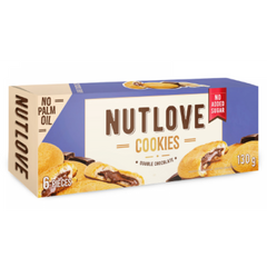 Allnutrition, Nutlove Cookies, подвійний шоколад, 130 г (ALL-74234), фото