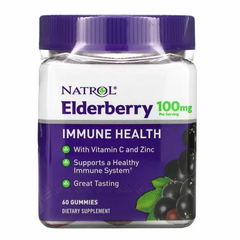 Natrol, Elderberry (Immune Health), 60 мармеладок (NTL-07759), фото