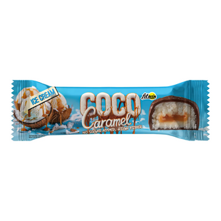 FitWin, Протеиновый батончик Coco Caramel, без цукру, ванильное мороженное, 40 г, 1/20 (FTW-23066), фото