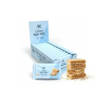 Хрустящий протеиновый батончик Myprotein Crispy Square Protein Snack | маршмелоу &ndash; 12 шт по 30 г, фото