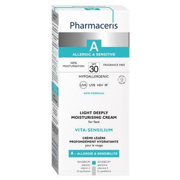 Крем для лица Pharmaceris A Vita-Sensilium SPF30 увлажняющий - 50 мл, фото