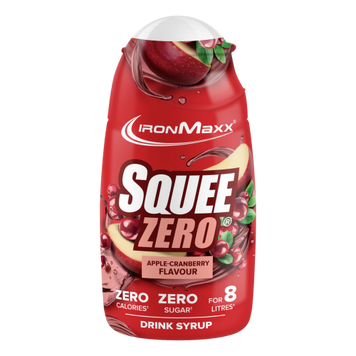 Концентрат для напоїв IronMaxx Squee Zero | яблуко-журавлина - 65 мл, фото