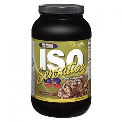 Ultimate Nutrition, ISO Sensation, Ізолят сироваткового протеїну, шоколад, 910 г (ULN-00280), фото