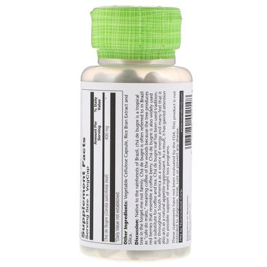 Кордия, Cha De Bugre, Solaray, 400 мг, 100 капсул (SOR-40214), фото