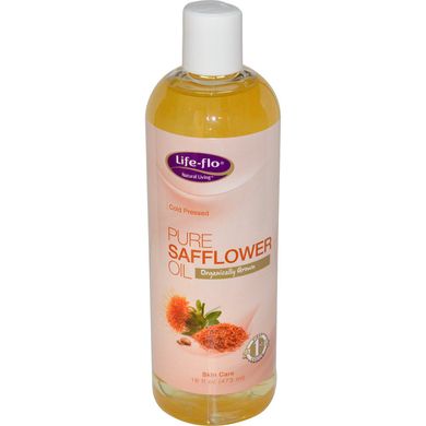 Life-flo, Чиста сафлорова олія, для догляду за шкірою, 473 мл (LFH-82773), фото